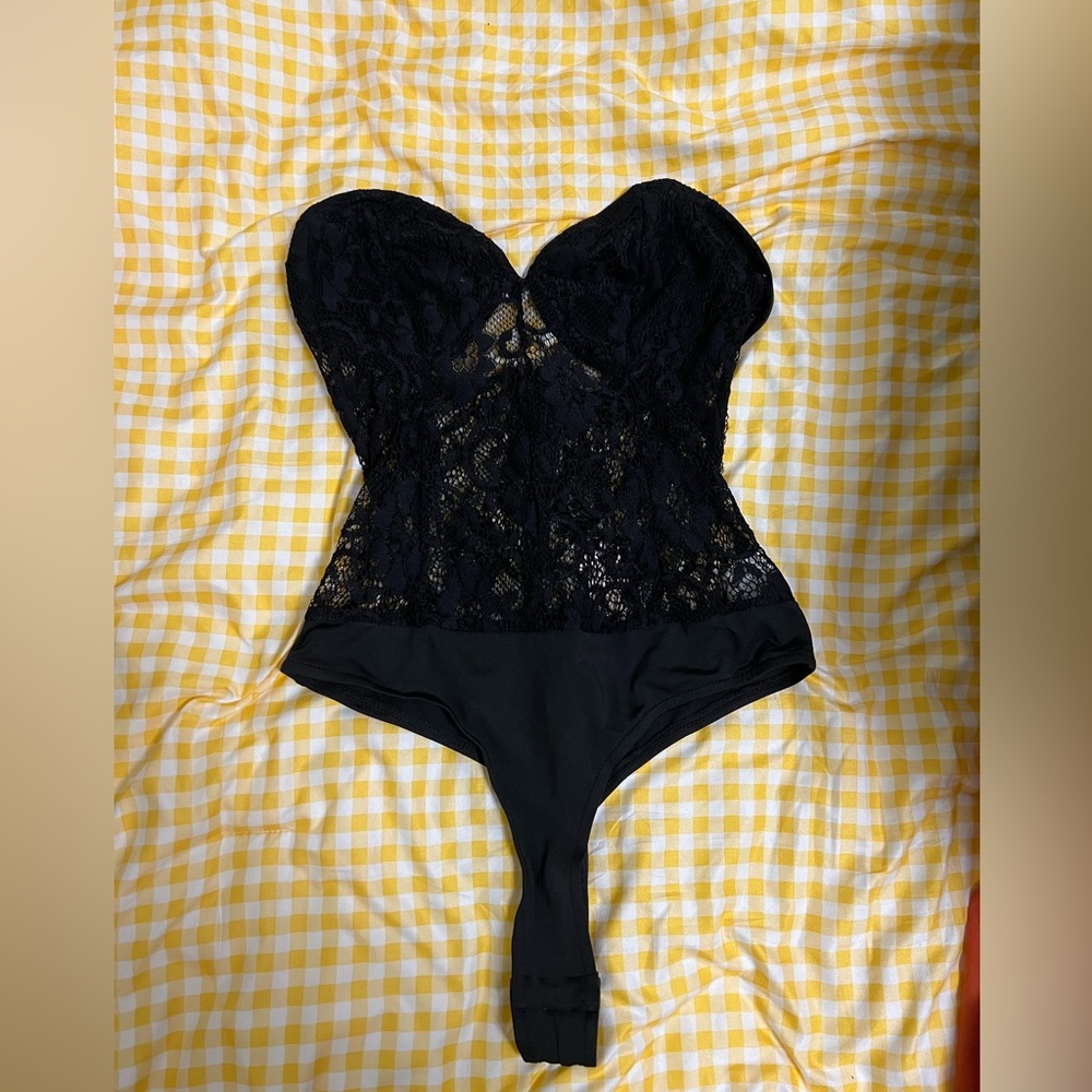 Lace See-Through Bodysuit🖤